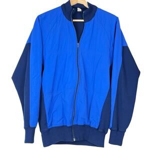 Vintage‎ Men’s Cycling Jacket 1973 Sergal Milano Size Med EU 3 Acrylic Wool Blue